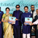 “Chal Mann Vrindavan” book launched by Anurag Singh Thakur, Hema Malini, Shatrughan Sinha, Jitendra